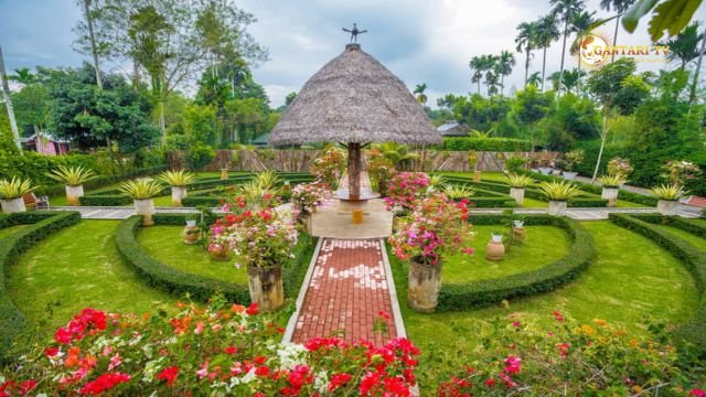 Wisata The Le Hu Garden Sensasi Taman Dengan Beragam Bunga yang Indah